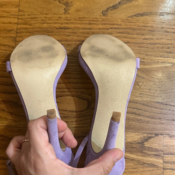 Steve Madden Stecy Lavender Ankle Strap Heels - Picture 6 of 6